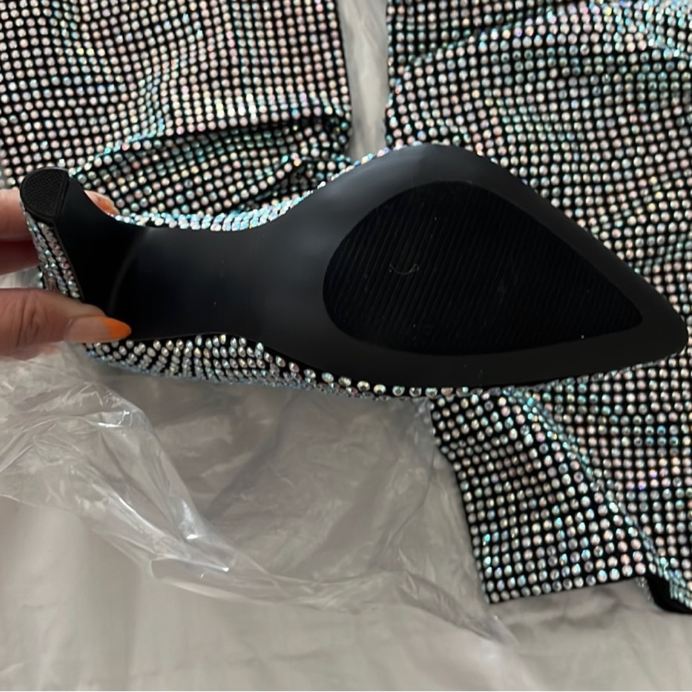 Rhinestone Steve Madden Slouch Boots ‼️ - Picture 2 of 3